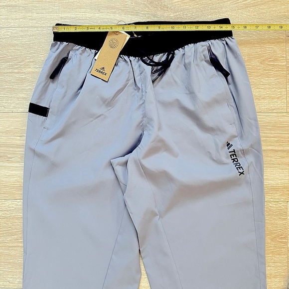 adidas Terrex LiteFlex Jogging Silver Violet Lightweight Pants Size Medium - Picture 11 of 12